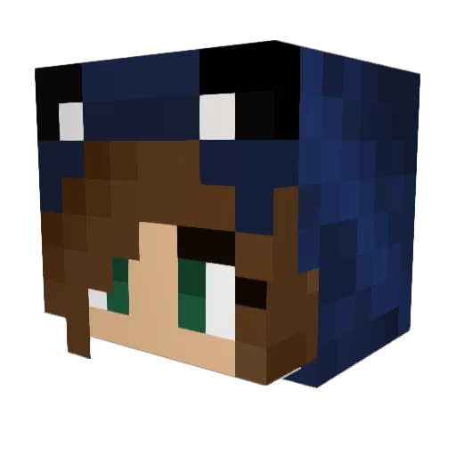 sofiaplay15 Minecraft avatar head, 3D render