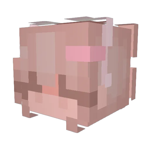 sofiasvazquez Minecraft avatar head, 3D render