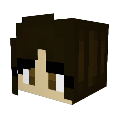 sofiatennis Minecraft avatar head, 3D render