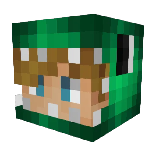 sofiathomsen Minecraft avatar head, 3D render