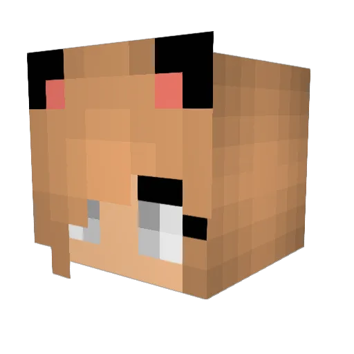 sofie1009 Minecraft avatar head, 3D render