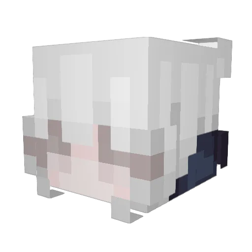 sofierce Minecraft avatar head, 3D render