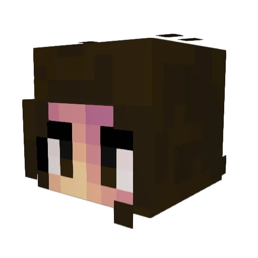 sofithequeen22 Minecraft avatar head, 3D render