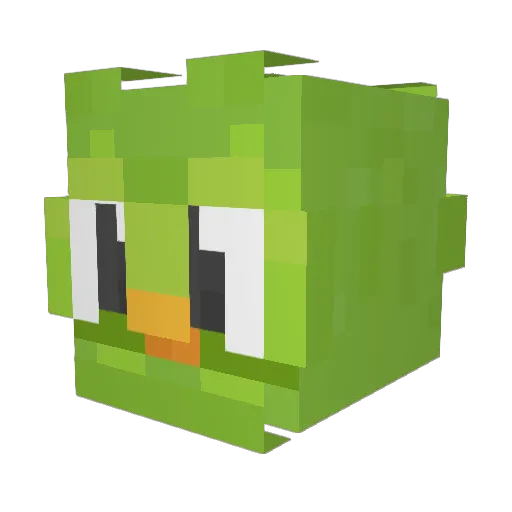 sofitski Minecraft avatar head, 3D render