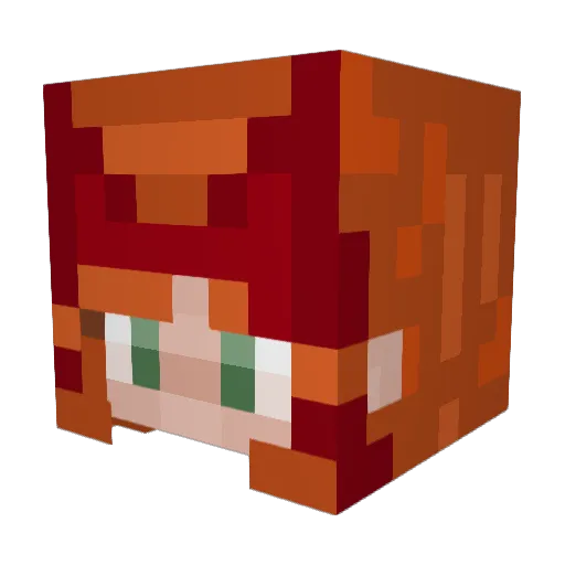 sofivalentina98 Minecraft avatar head, 3D render