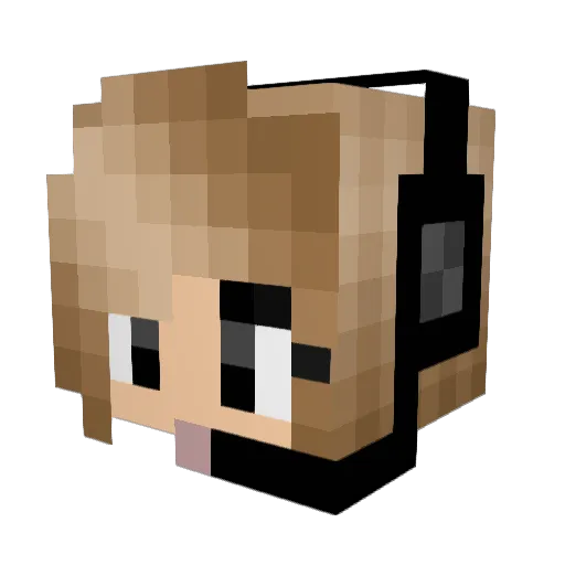 softball421 Minecraft avatar head, 3D render