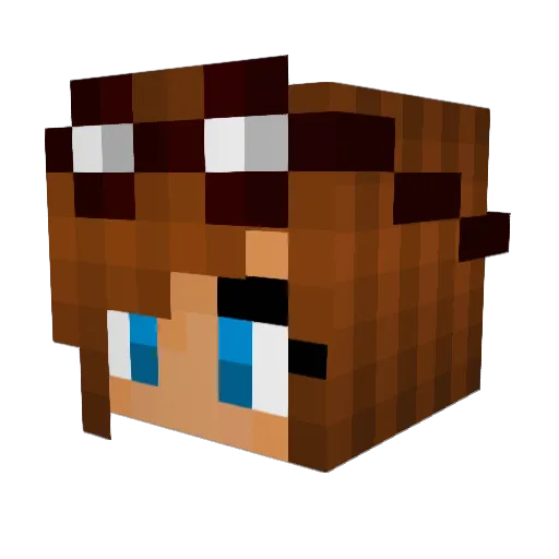 softcowboy Minecraft avatar head, 3D render