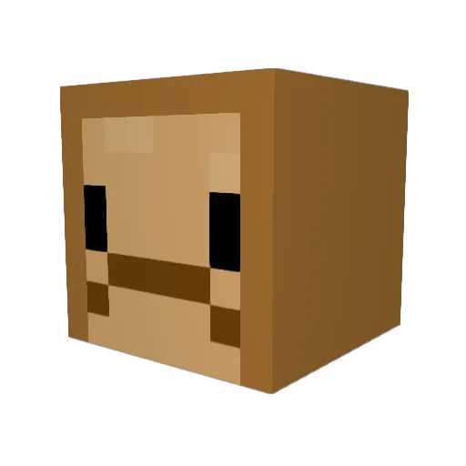 softiepancakes Minecraft avatar head, 3D render