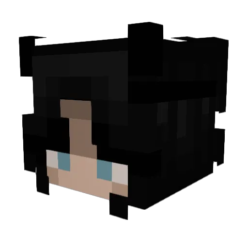 softkiss Minecraft avatar head, 3D render