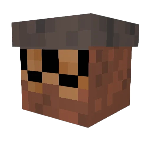 softmarshmellow Minecraft avatar head, 3D render
