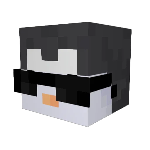 softpillow13 Minecraft avatar head, 3D render