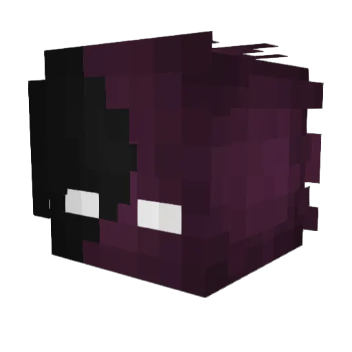 softstiff Minecraft avatar head, 3D render
