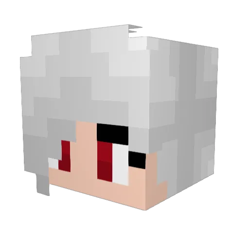 softye Minecraft avatar head, 3D render