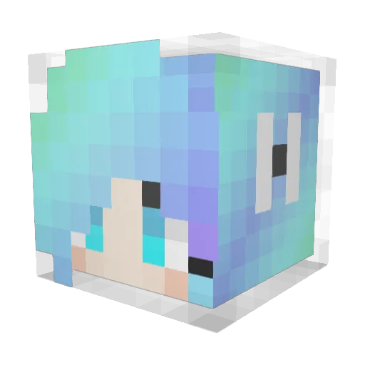 sogdia Minecraft avatar head, 3D render