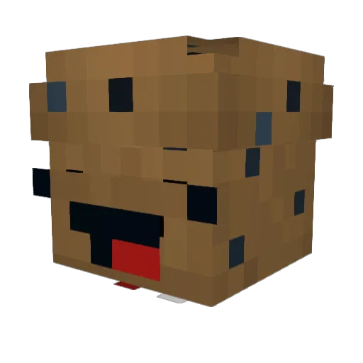 soggors Minecraft avatar head, 3D render