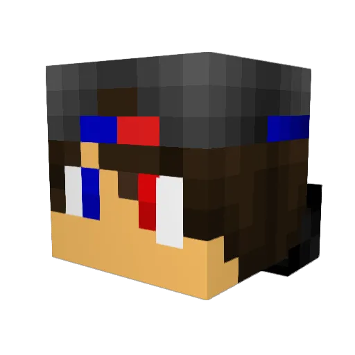 soggy_bottom Minecraft avatar head, 3D render