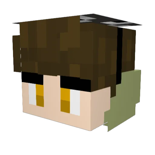 sogy7074 Minecraft avatar head, 3D render