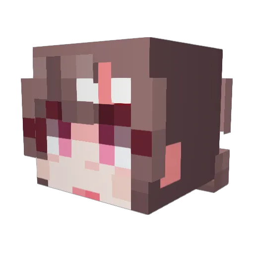 sohee00 Minecraft avatar head, 3D render