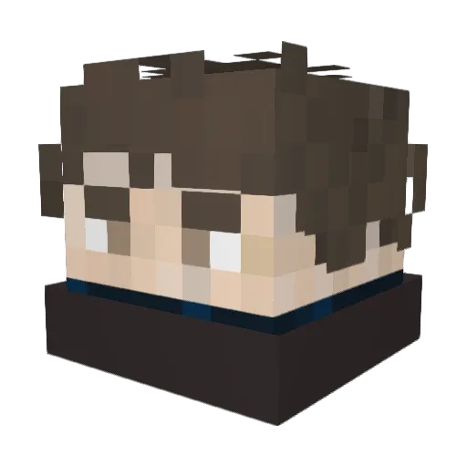 sohei06 Minecraft avatar head, 3D render
