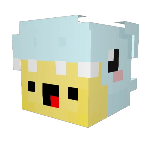 sohi100 Minecraft avatar head, 3D render