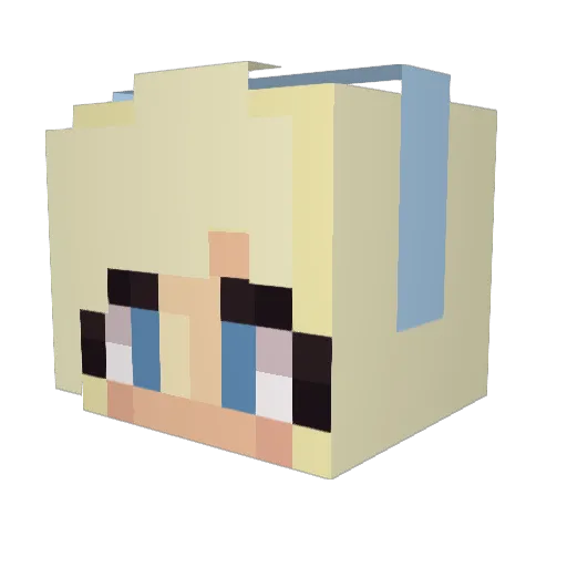 sohj1712 Minecraft avatar head, 3D render