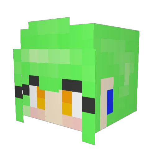 sohyun47 Minecraft avatar head, 3D render