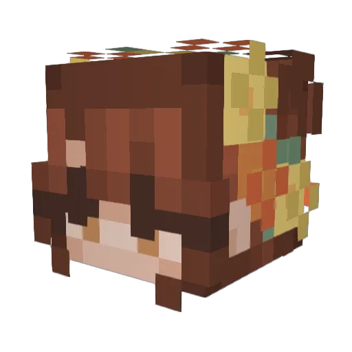 soildpandora153 Minecraft avatar head, 3D render