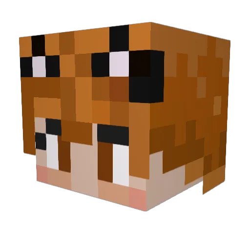 soiymilk Minecraft avatar head, 3D render