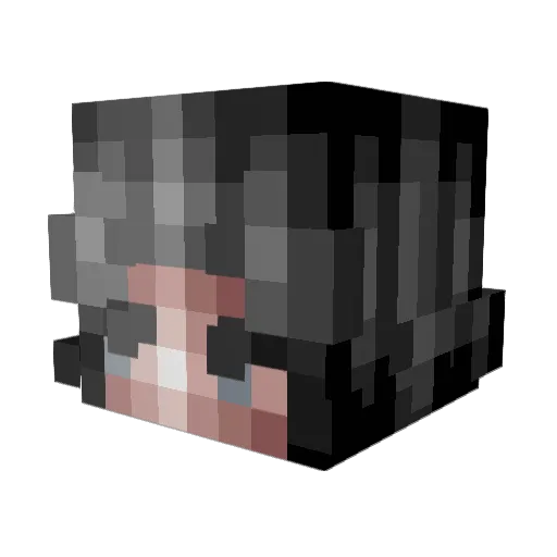 sojjee Minecraft avatar head, 3D render