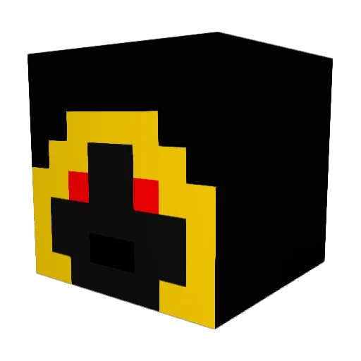 soka77 Minecraft avatar head, 3D render