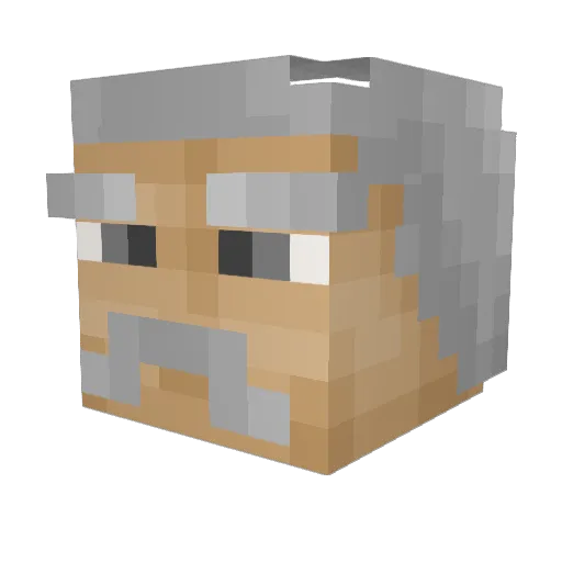 sokalus Minecraft avatar head, 3D render