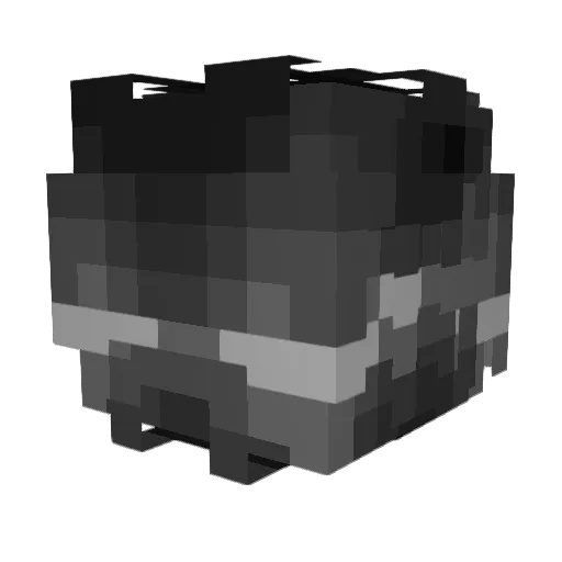 sokcz_ Minecraft avatar head, 3D render