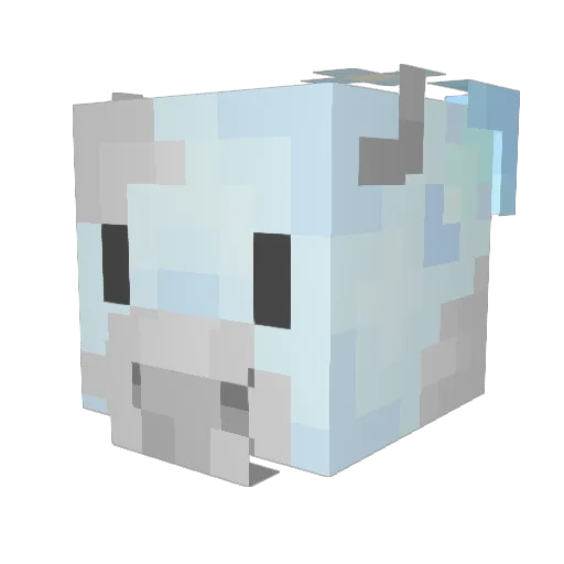 sokendza Minecraft avatar head, 3D render