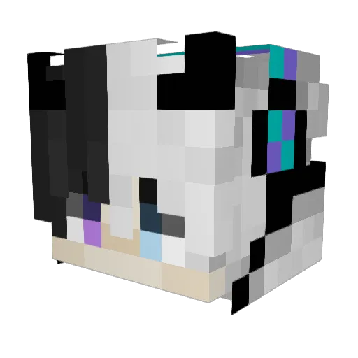 sokhensok Minecraft avatar head, 3D render