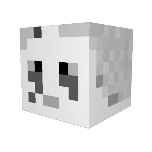 sokiloom Minecraft avatar head, 3D render