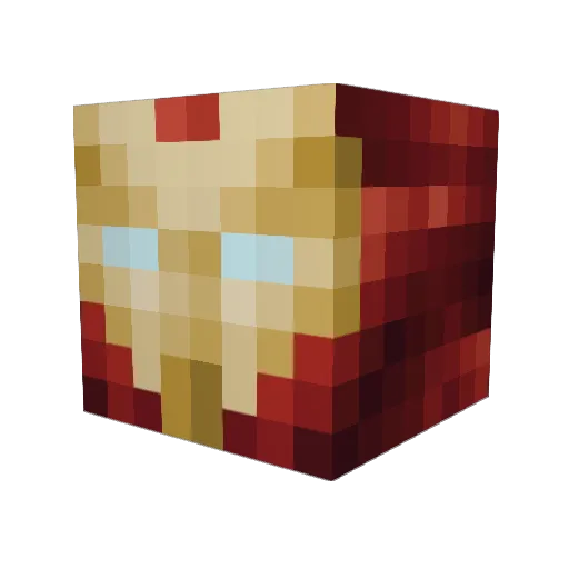 sokka56 Minecraft avatar head, 3D render