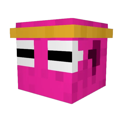sokorio Minecraft avatar head, 3D render
