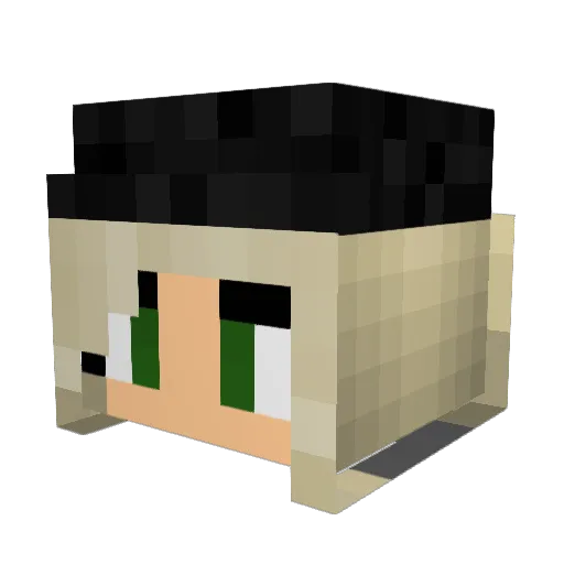 soky56 Minecraft avatar head, 3D render