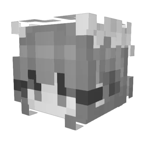 sol130 Minecraft avatar head, 3D render
