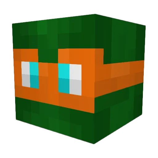sol73333 Minecraft avatar head, 3D render