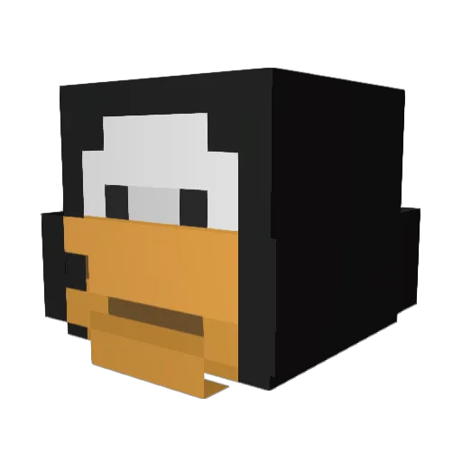 sol_james_ Minecraft avatar head, 3D render
