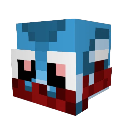 sol_thestar Minecraft avatar head, 3D render