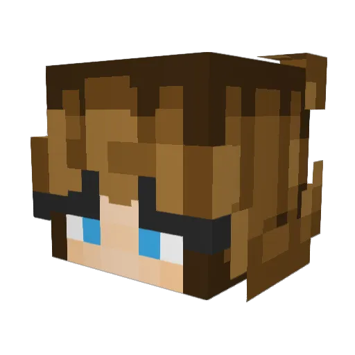 sola0097 Minecraft avatar head, 3D render