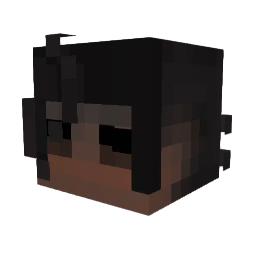 solacefier Minecraft avatar head, 3D render