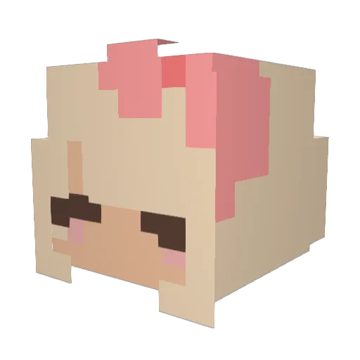 solacewth Minecraft avatar head, 3D render