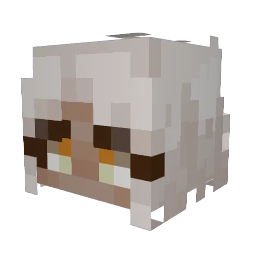 solaea Minecraft avatar head, 3D render