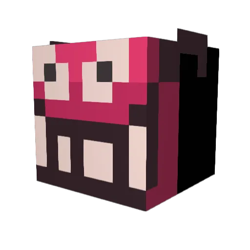 solainn Minecraft avatar head, 3D render