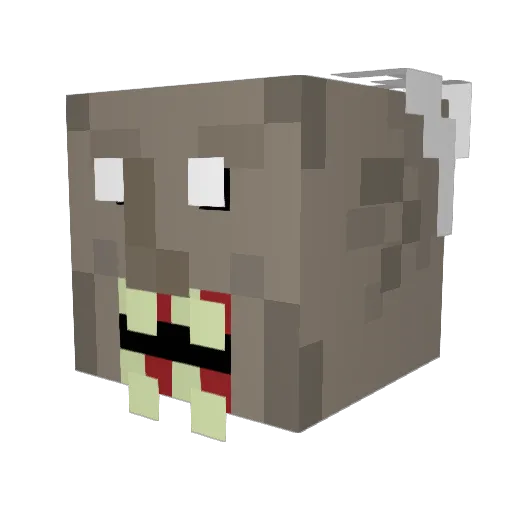 solange_knowles Minecraft avatar head, 3D render