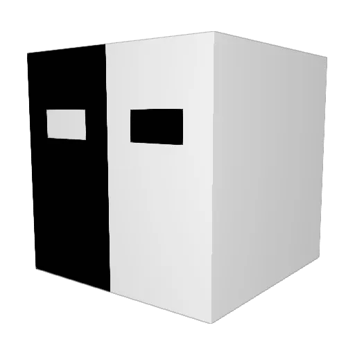 solansko Minecraft avatar head, 3D render