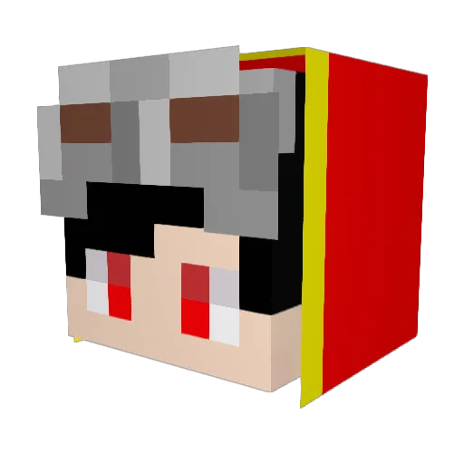 solaralts_anFNv0 Minecraft avatar head, 3D render
